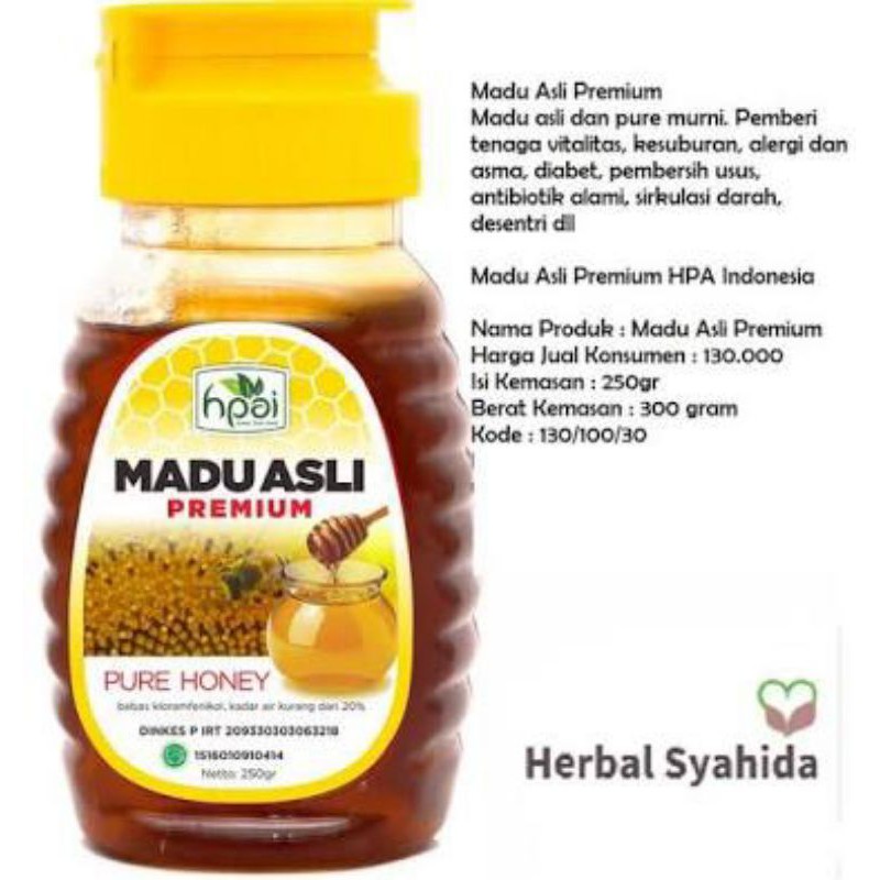 

Madu Asli Preminum 100%