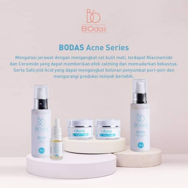 B'odas PAKET Brightening &amp; Acne Premium BPOM | Paket Pencerah Wajah ACNE BPOM | PAKET WAJAH FOR ACNE by AILIN