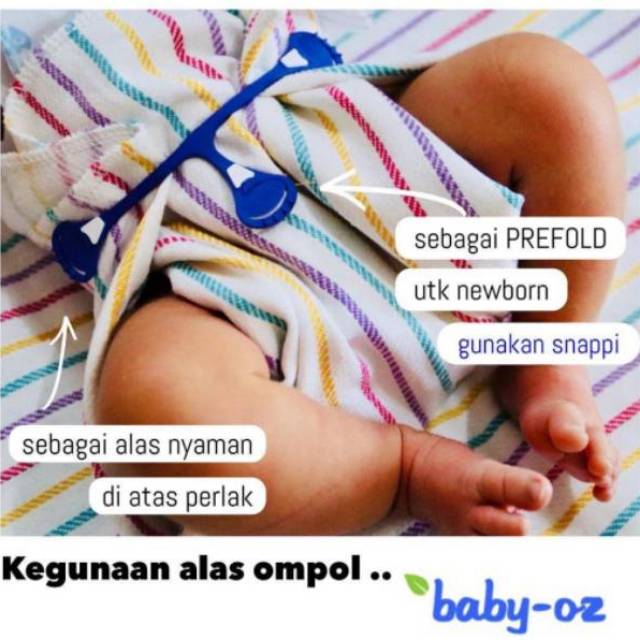 Kain alas ompol baby oz ukuran reguler 40x55cm