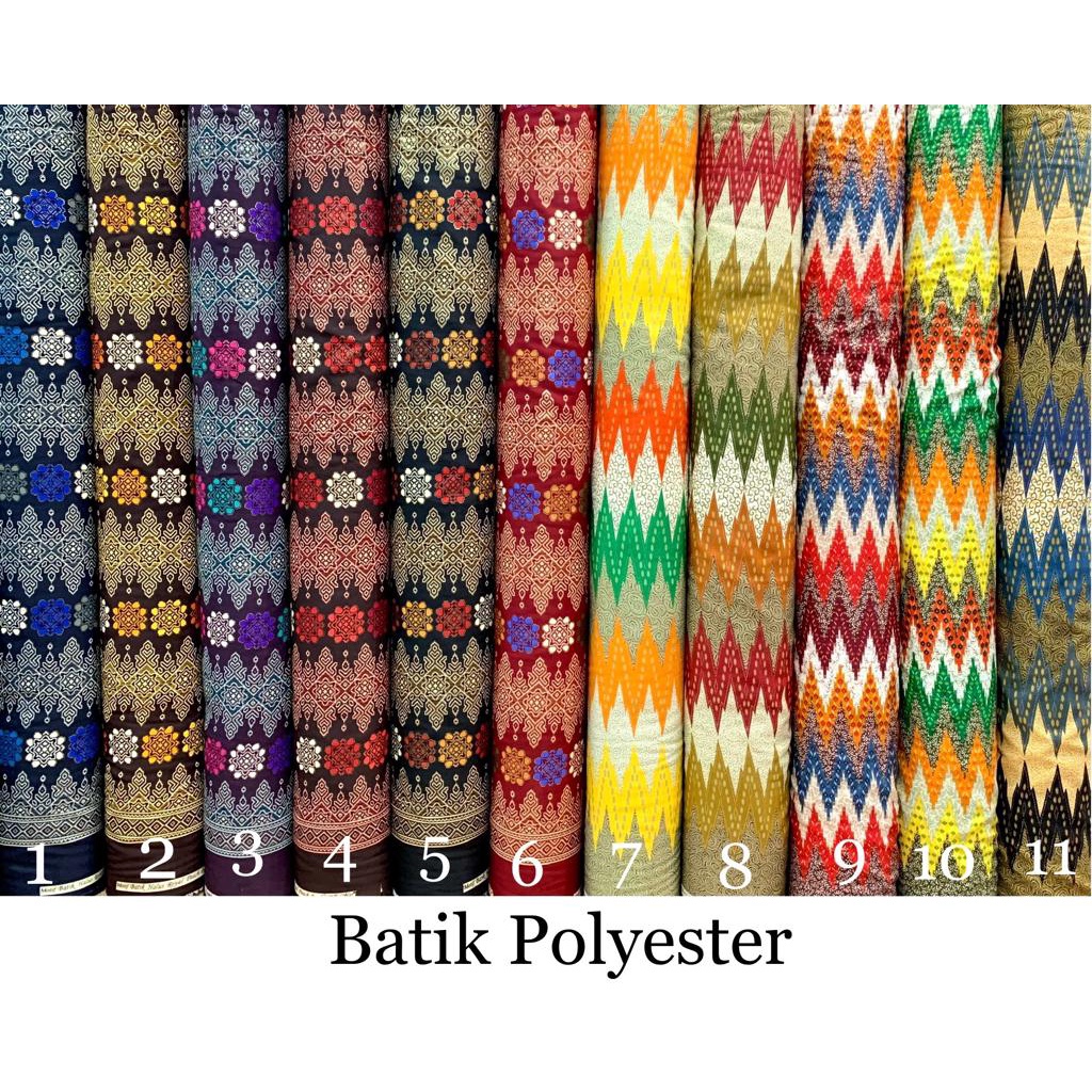 Kain Batik Polyester Rang-Rang