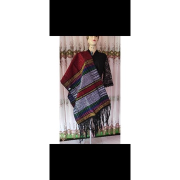 iccor moror merah gold songket tarutung sarung tarutung tenunan tangan tarutung setelan rok selendan