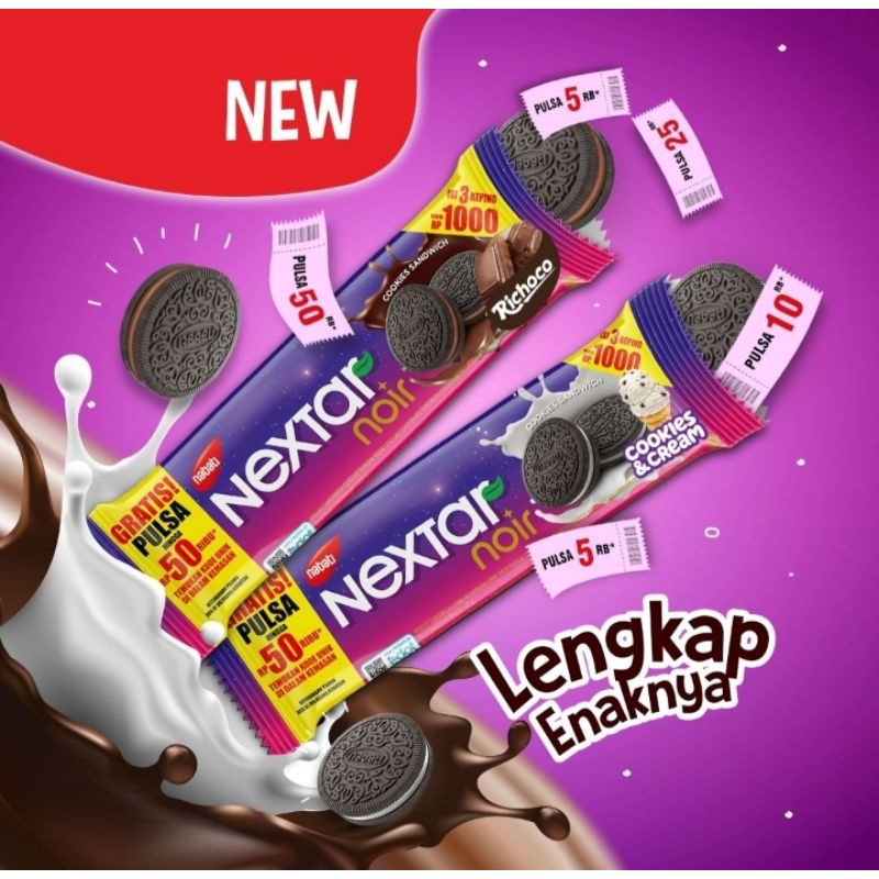 

Nabati Nextar NOIR Sandwich 1PCS 28,5 Gram