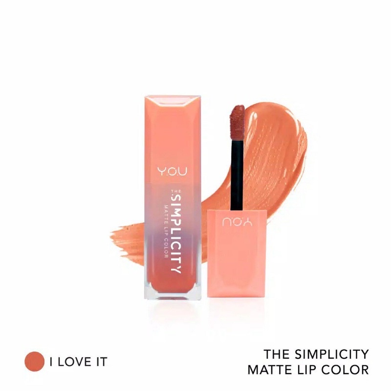 Kosmetik You The Simplicity Matte Lip Color By YOU Makeups | Lipcream Lipstick Lipstik