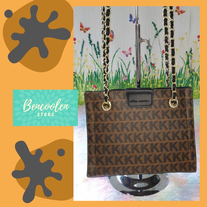 Tas Selempang/Shoulder Bag Wanita MY Tote Mini MK Rantai