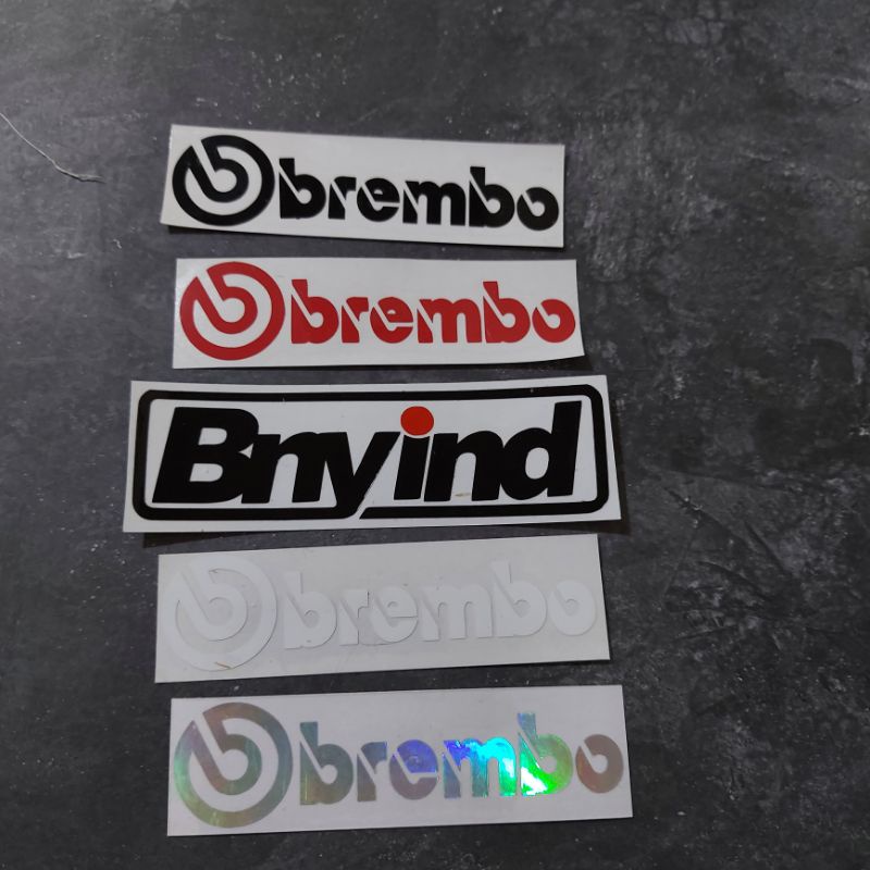 STICKER BREMBO 5,1 CM DAN 8,7 CM CUTTING