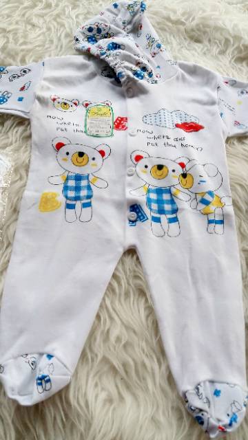 Baju Jumper Tutup Kaki Newborn