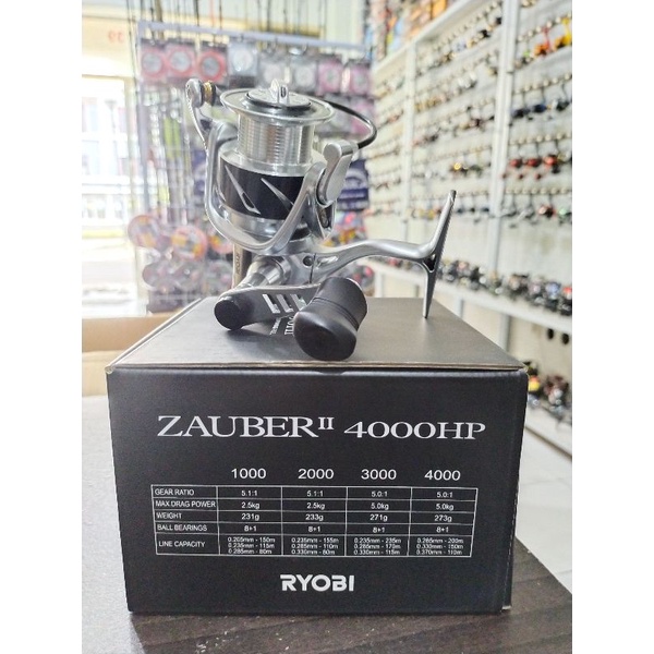 reel ryobi Zauber II 4000 hp