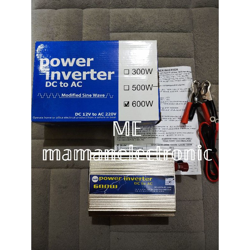 INVERTER 600W DC 12V TO AC 220V