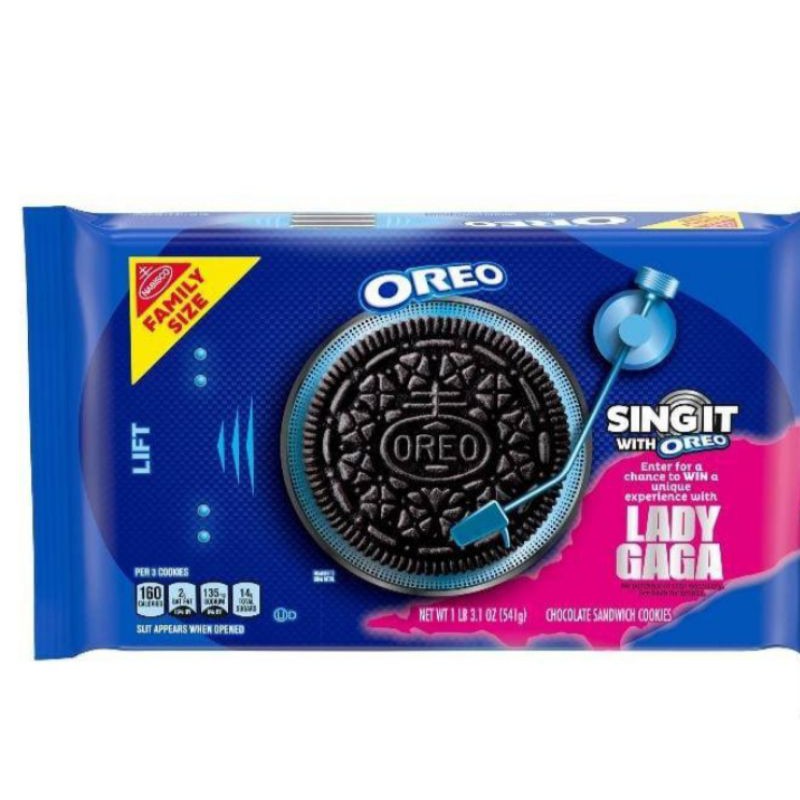 

OREO SING IT LADY GAGA LIMITED EDITION