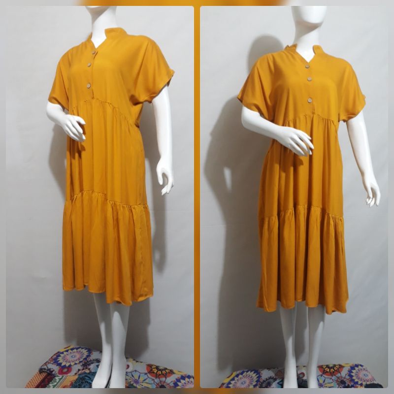 DRESS busui import premium long tunik 125