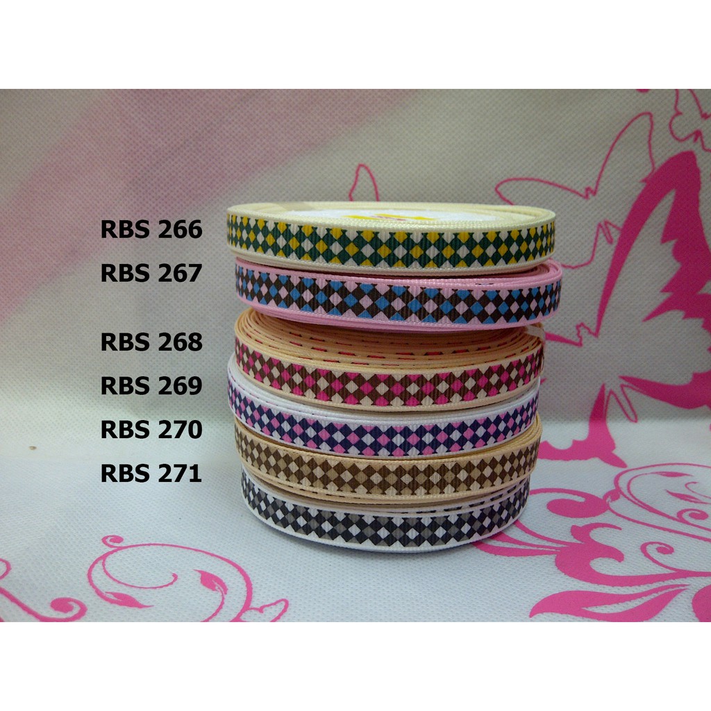 

[10 YARD] PITA GROSGRAIN MOTIF SALE RBS 266,267,268,269,270,271