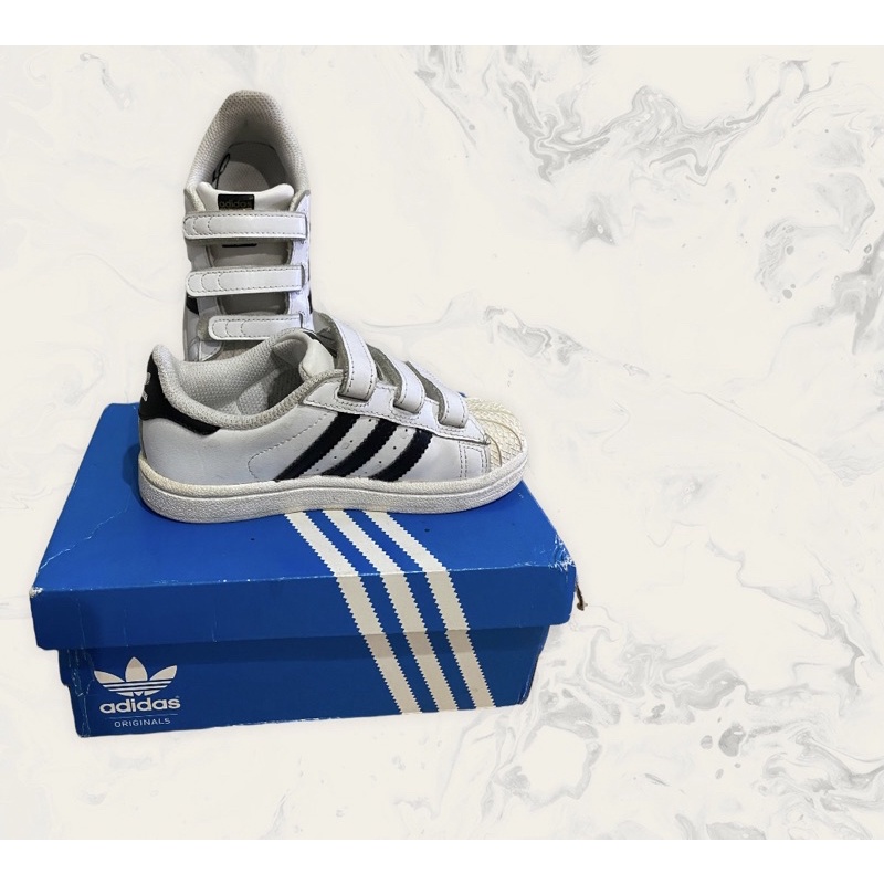 Preloved Sepatu Anak Cowok Original Adidas Superstar / Preloved sepatu anak Original Adidas