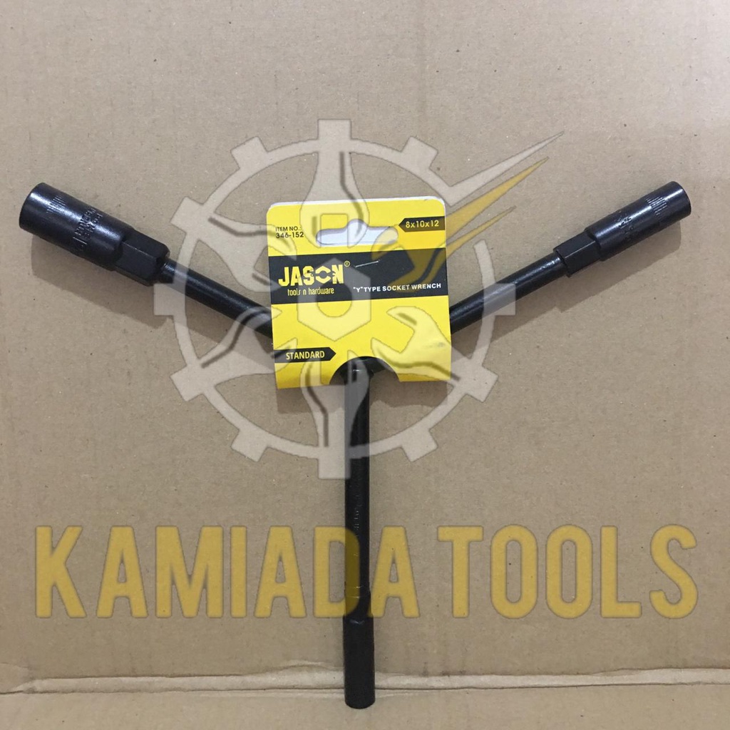 Kunci Sock Y Jason / Socket Wrench uk 8 x 10 x 12 mm