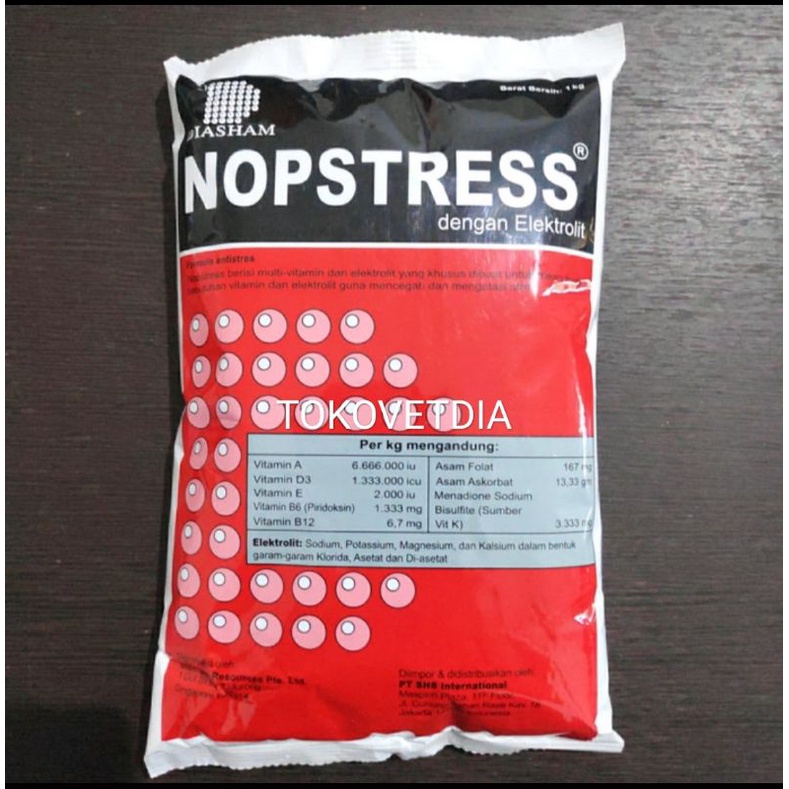 NOPSTRESS 1 KG vitamin elektrolit  stress ayam
