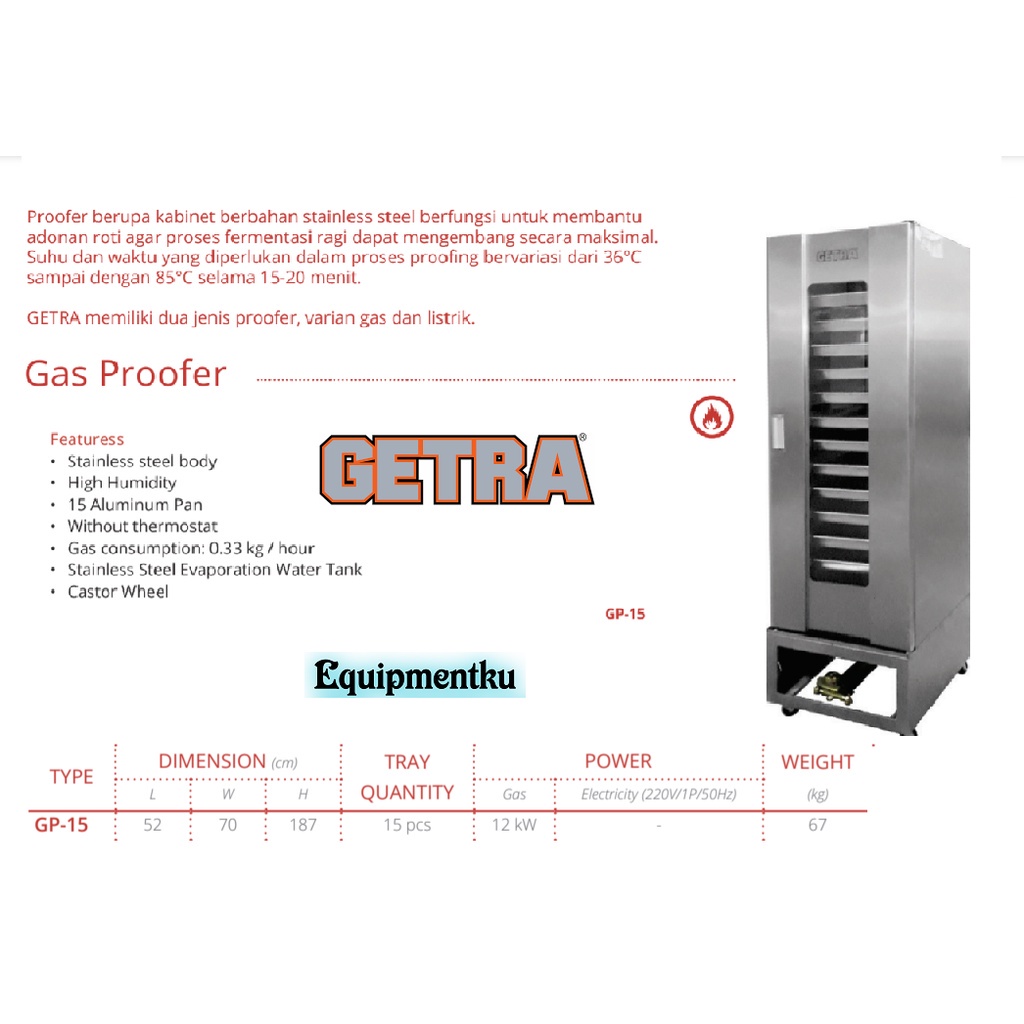 GAS PROOFER GETRA GP-15