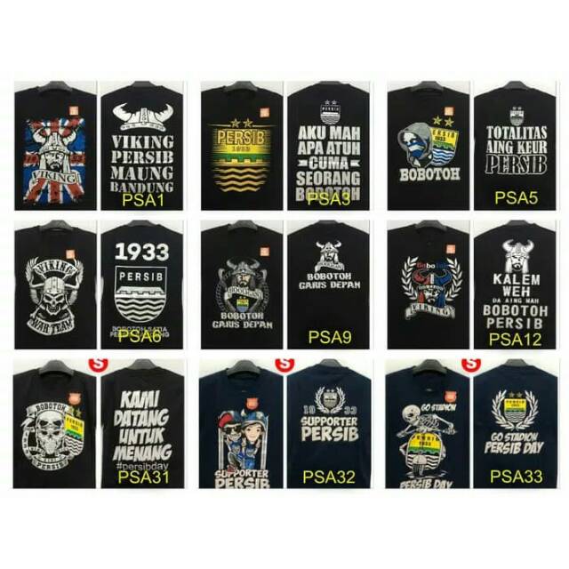 Kaos Anak Keren Paling Laris Persib Bandung Viking Bobotoh Garis Depan Go Stadion Bangkaos