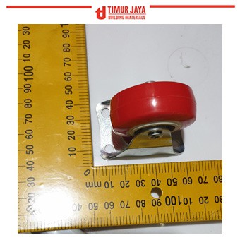 REM RODA trolley troli PU 2 inch 50 mm x 21 Xander caster LEMARI