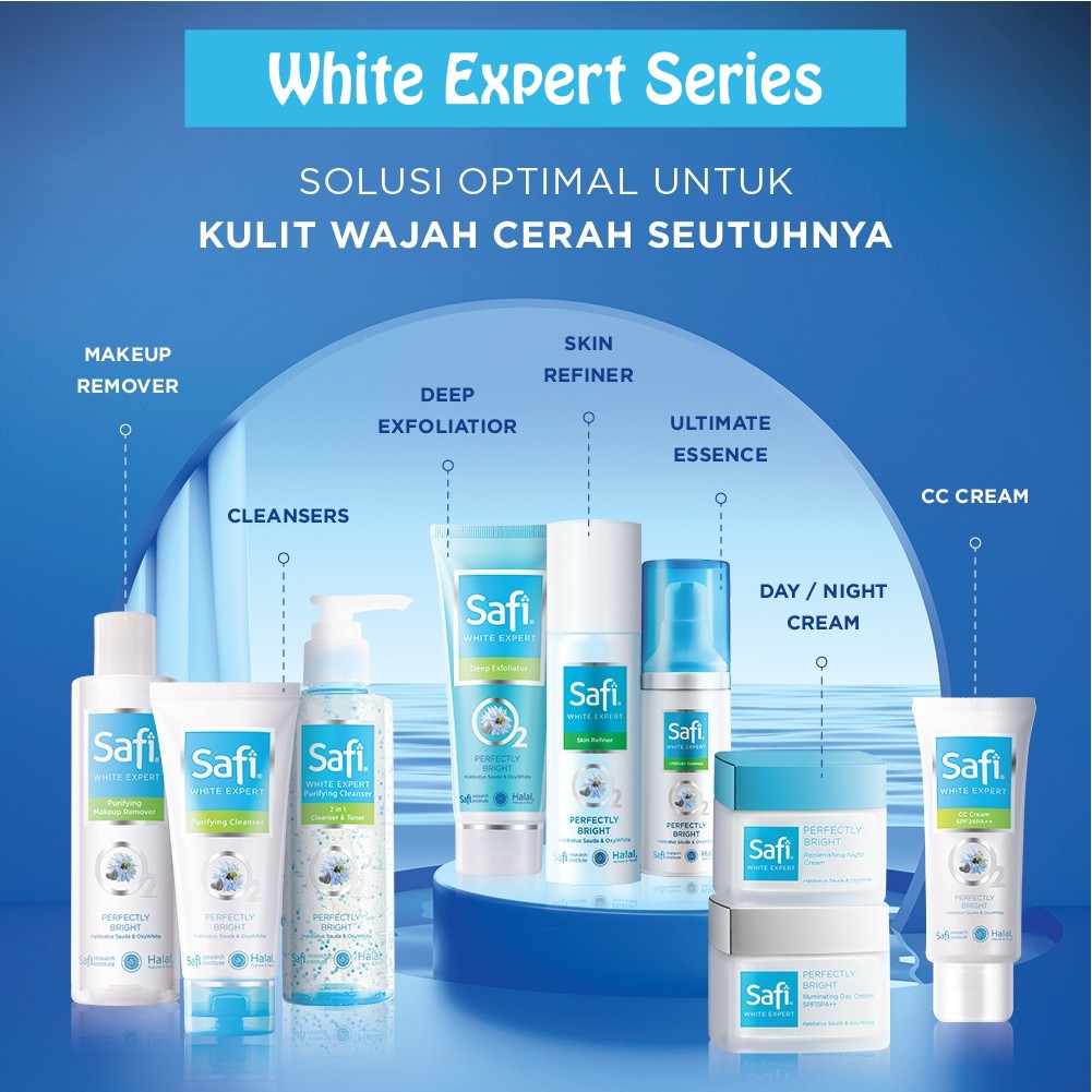 SAFI White Expert Series | Night Day Cream Cleanser Toner