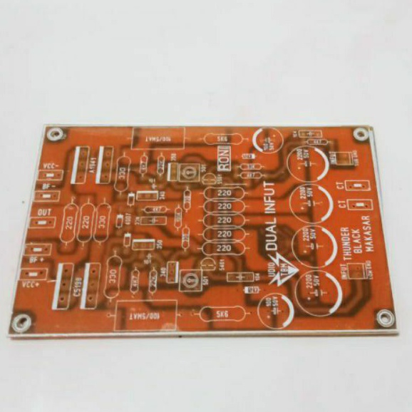 PCB POWER AMPLIFIER 3000W TBM Dual Input Mono Fiber FR4