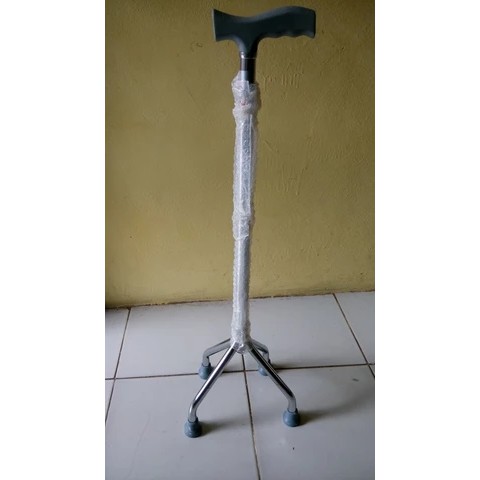 tongkat kaki 4 empat fisioterapi tongkat patah tulang alat bantu jala