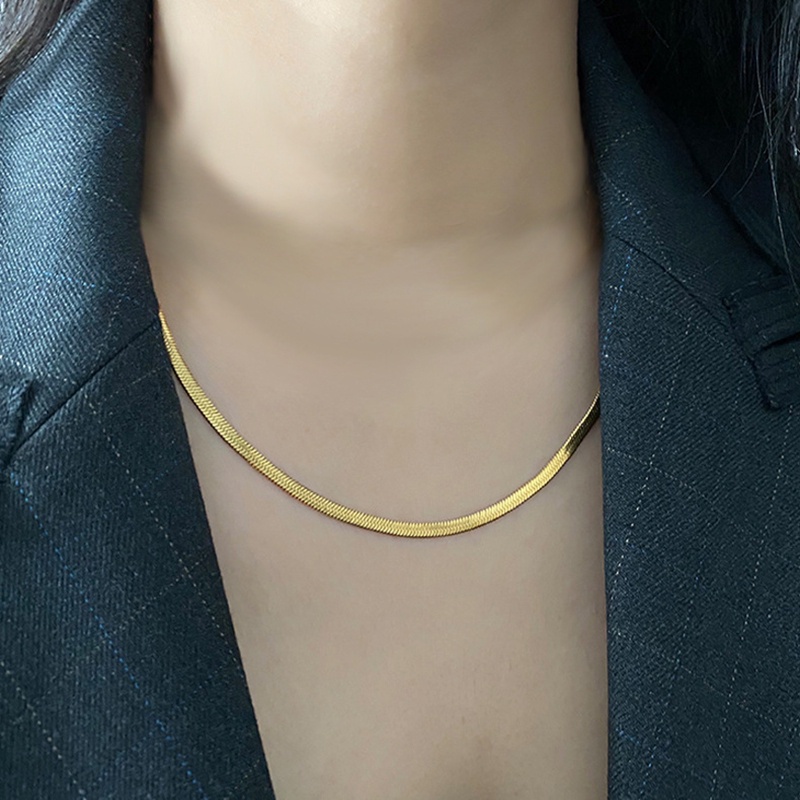 Bisa Cod Kalung Wanita Emas Asli Kadar 375% Kalung Rantai Emas 727K1#