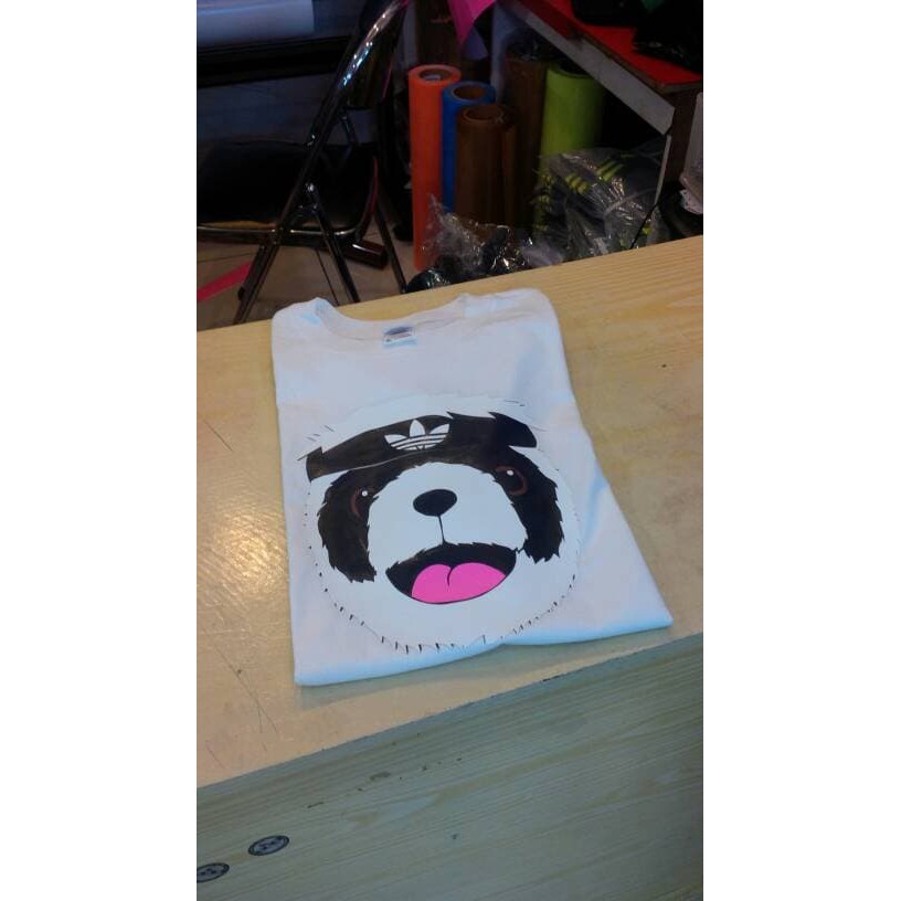 KAOS ADIDAS PANDA WARNA PUTIH