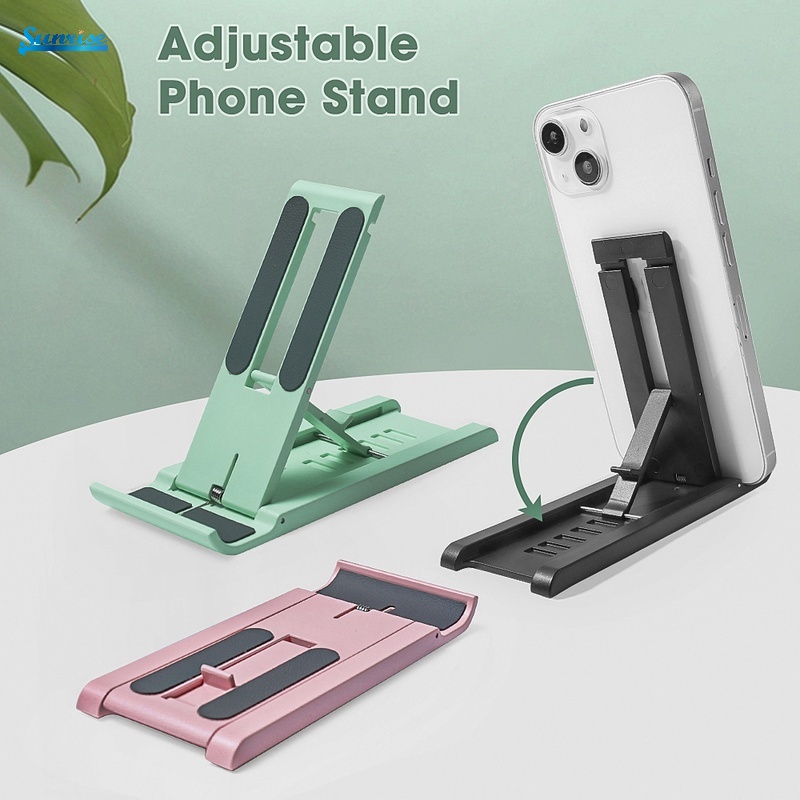 Stand Holder Ponsel Universal Model Lipat Anti Slip Dapat Disesuaikan