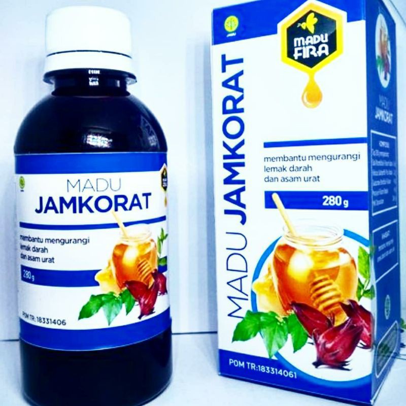 

Madu Jamu Jamkorat obat asam urat kolesterol pengentalan darah