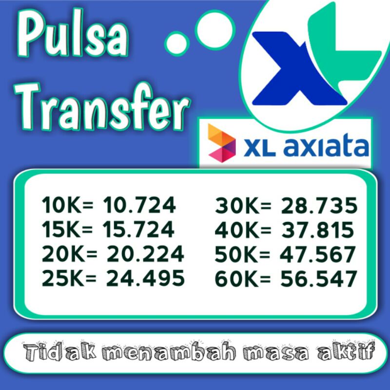 Pulsa XL transfer termurah (PROMO)