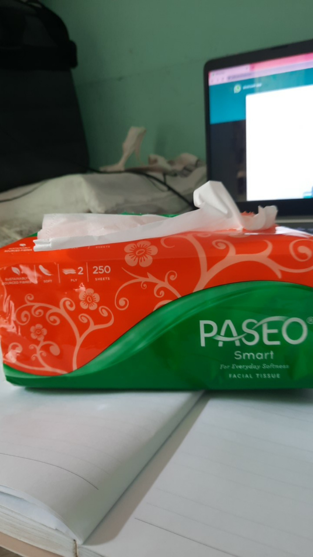 Tissue Paseo 250 Sheet..