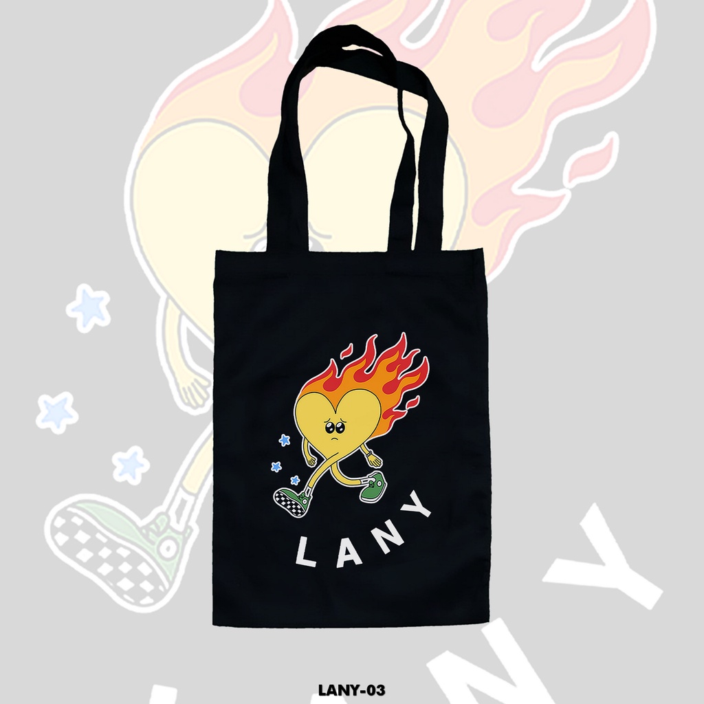 TOTE BAG HITAM - LANY