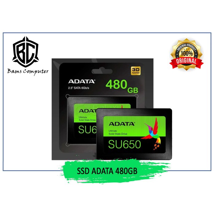 SSD ADATA SU650 480GB 2.5" SATA III