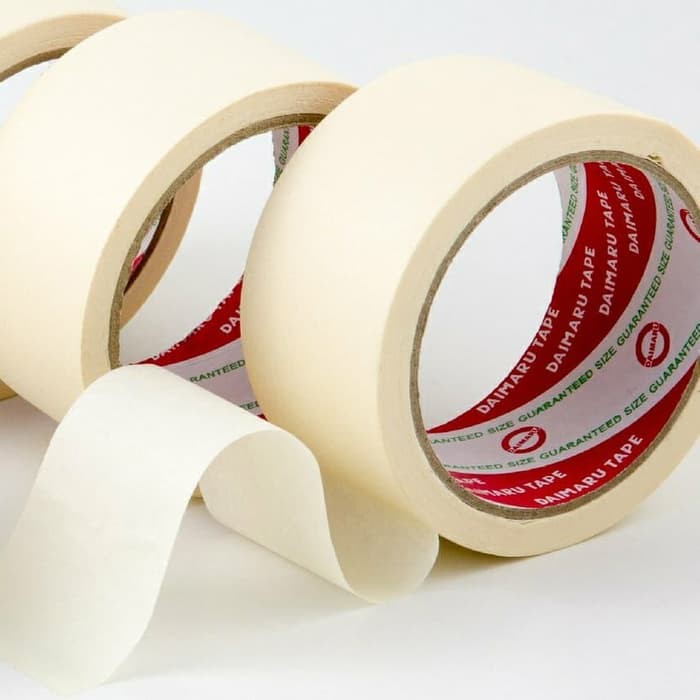 

LAKBAN KERTAS 2 INCHI DAIMARU - MASKING TAPE 48 MM