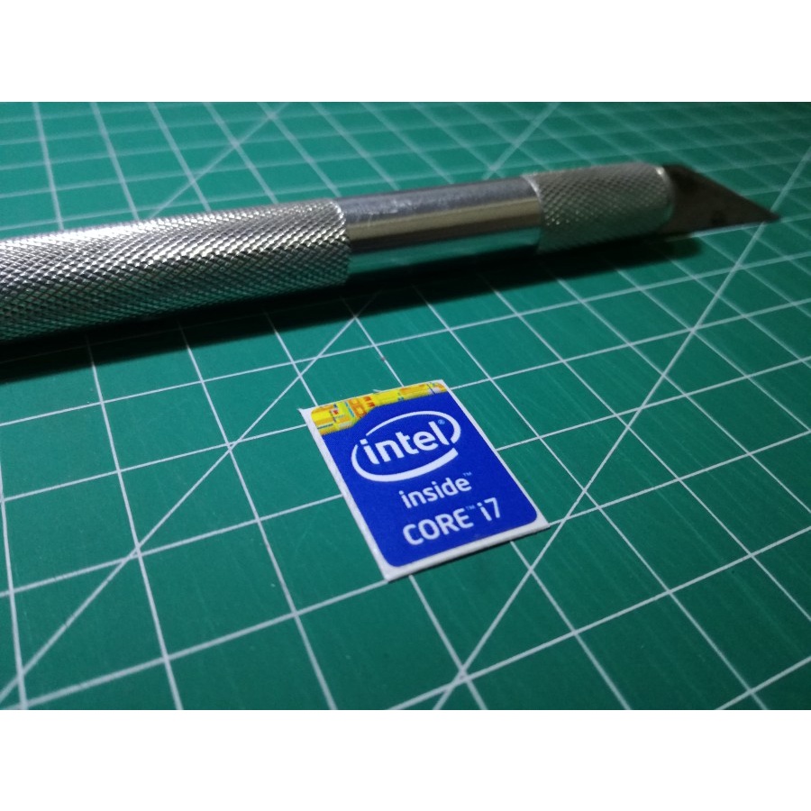 Stiker Intel Core i7 Gen 4 Blue