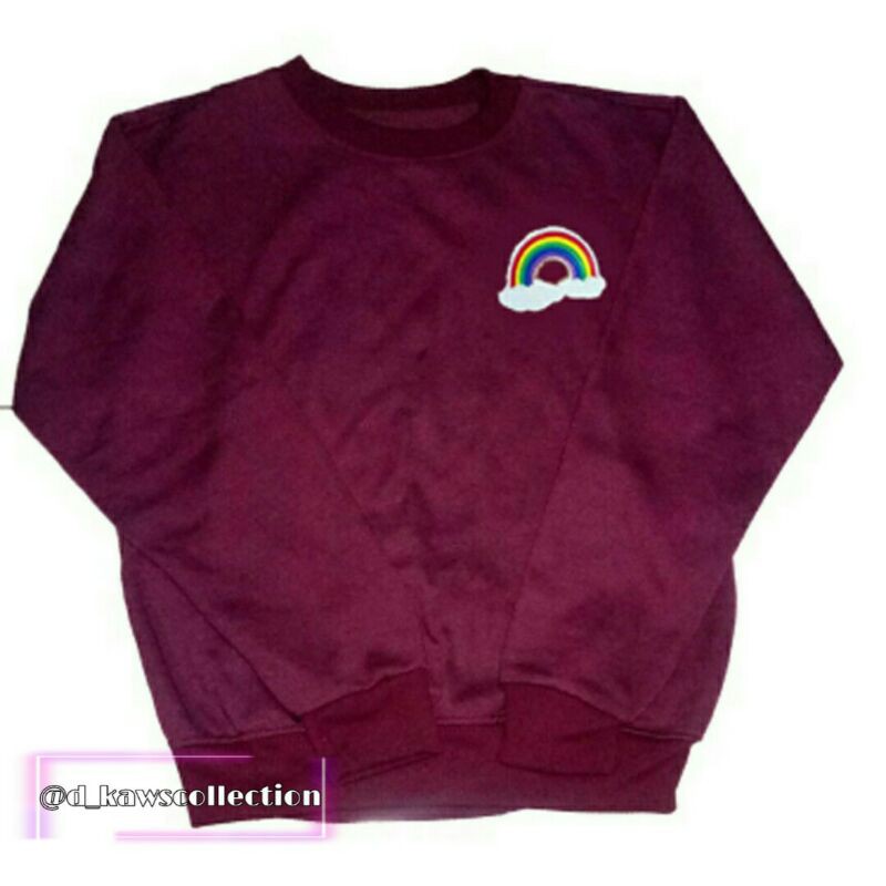 BURGUNDY SWEATER || SWEATER WANITA & PRIA