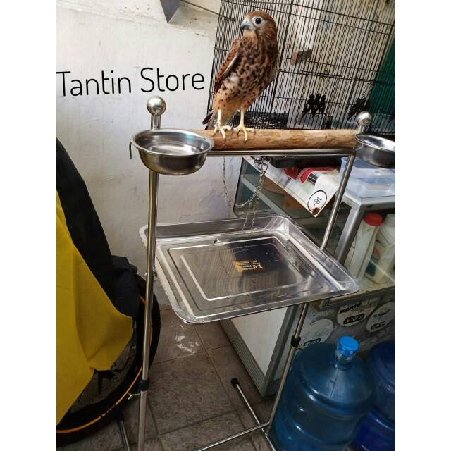 Tangkringan Pangkringan Perch Stainless Minimalis Buat Bop Burung