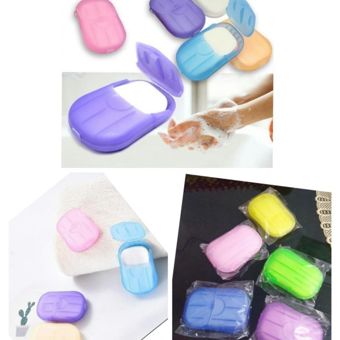 Paper Soap Sabun Kertas Paper Soap Traveling Soap Praktis Muda Dibawa