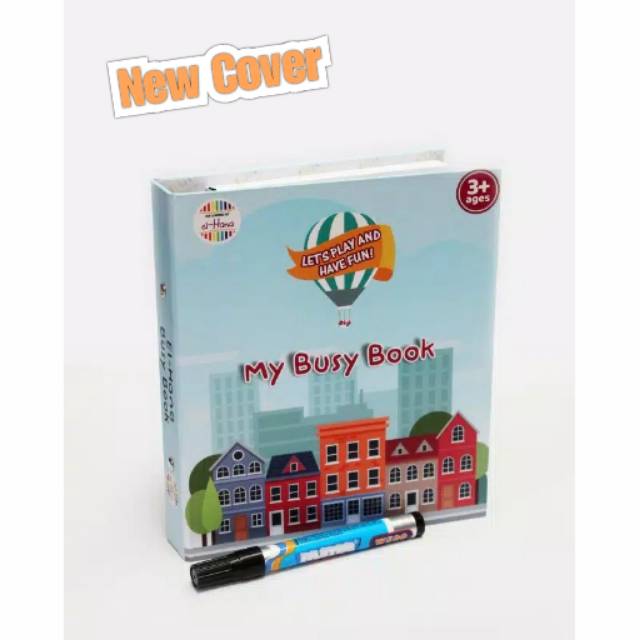 New Cover Elhana My Busy Book / Elhana New / Buku Edukasi Anak