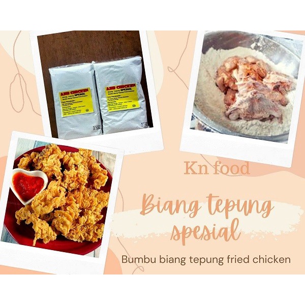 

PROMO [COD] Biang Tepung Fried Chicken SPECIAL 1Kg -Tepung Bumbu Ayam Chicken 1Kg