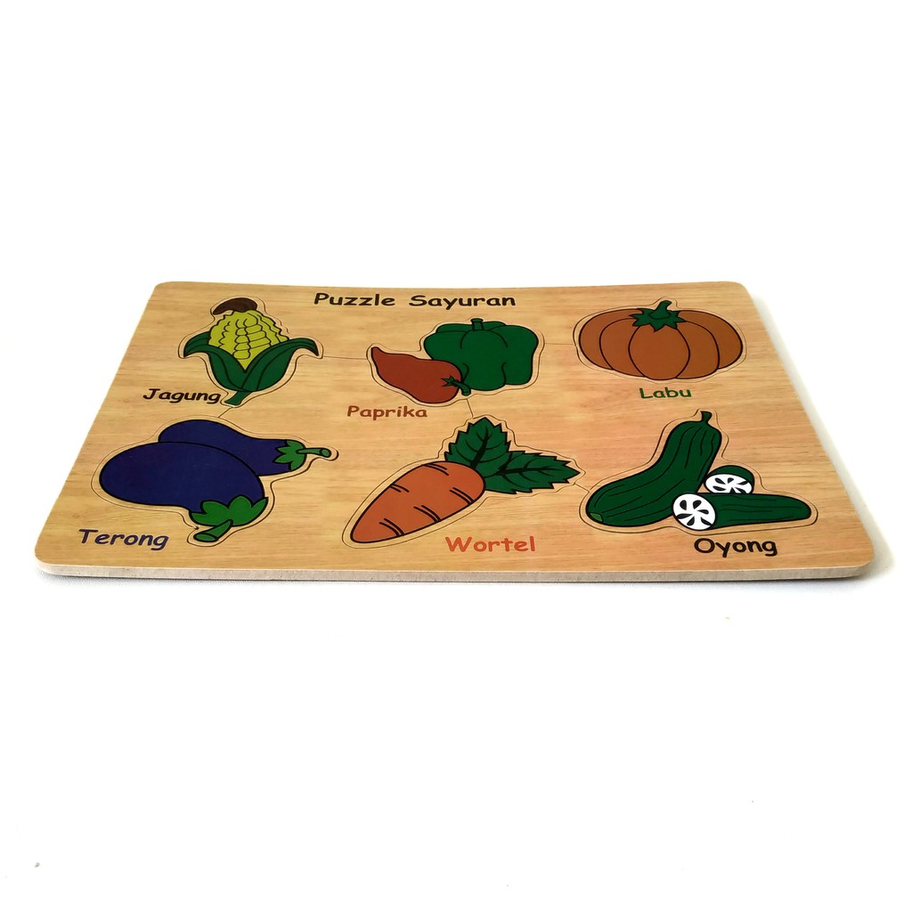 Puzzle Kayu Sayur