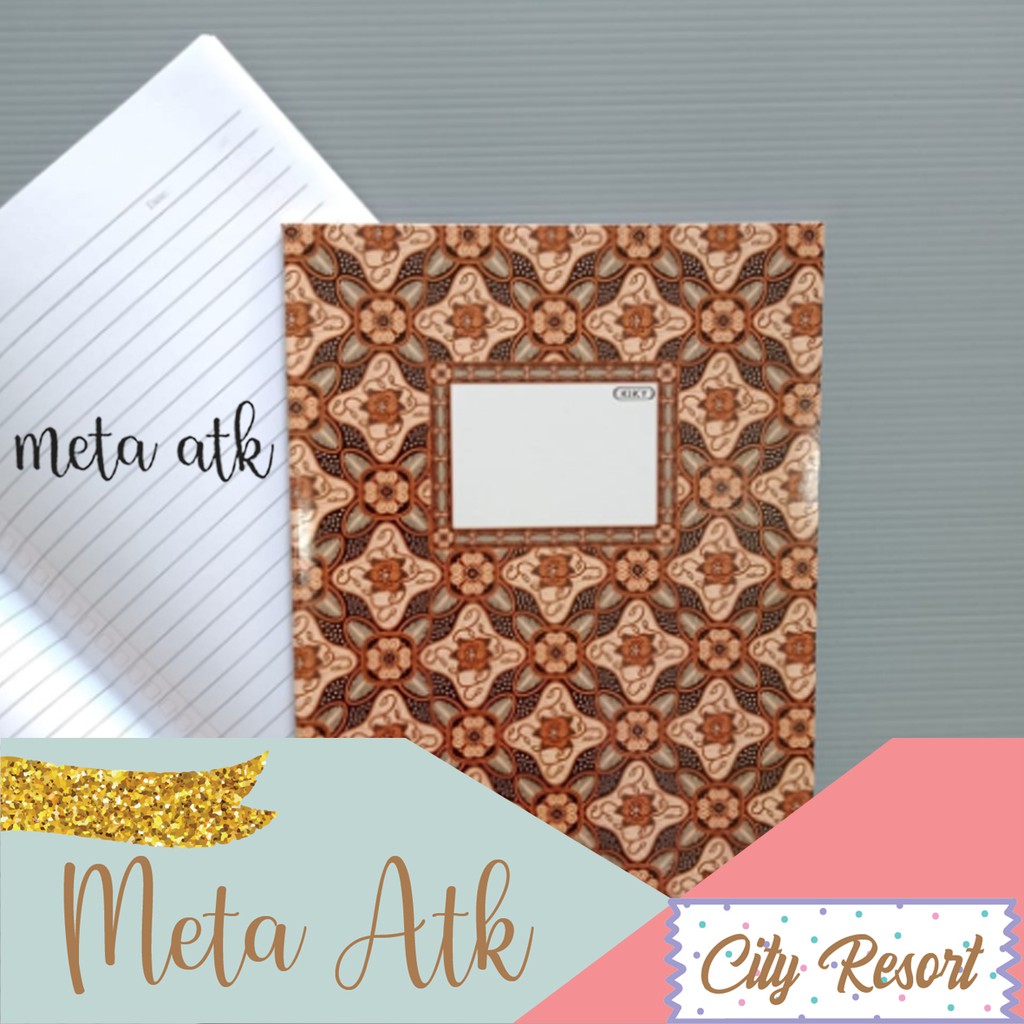 

Buku Tulis Kiky Batik 38 Lembar ( Motif Random )