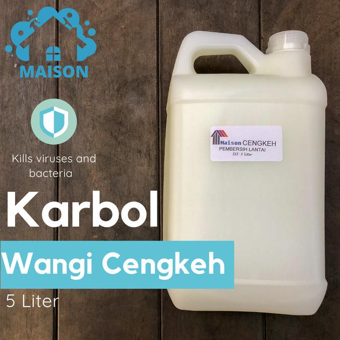 Karbol Pembersih Lantai Obat Pel Cengkeh 5 Liter Promo Heboh| Serba Murah| Trendi| Premium| Import| 