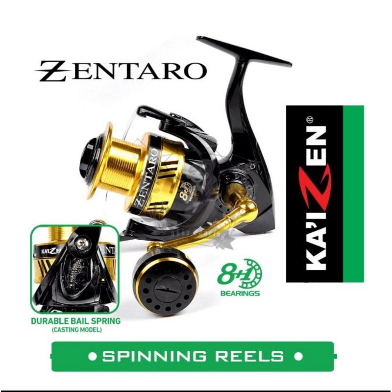 reel kaizen zentaro 8 + 1 bb BARU dan ASLI