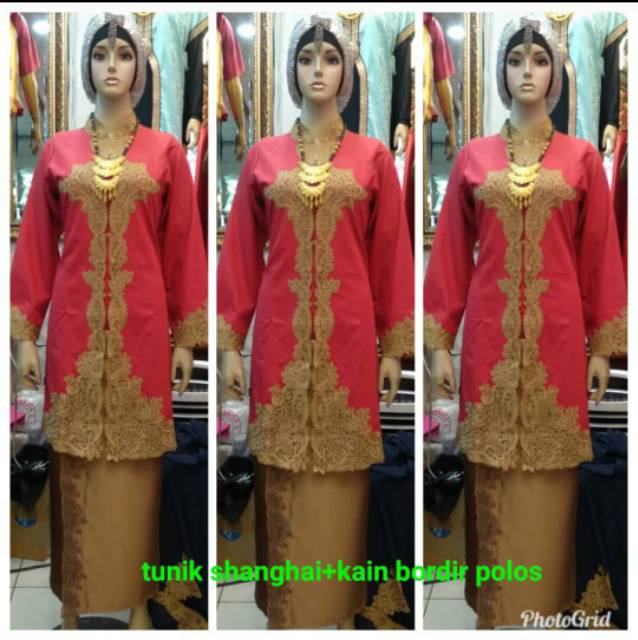 Set kebaya tunic shanghai