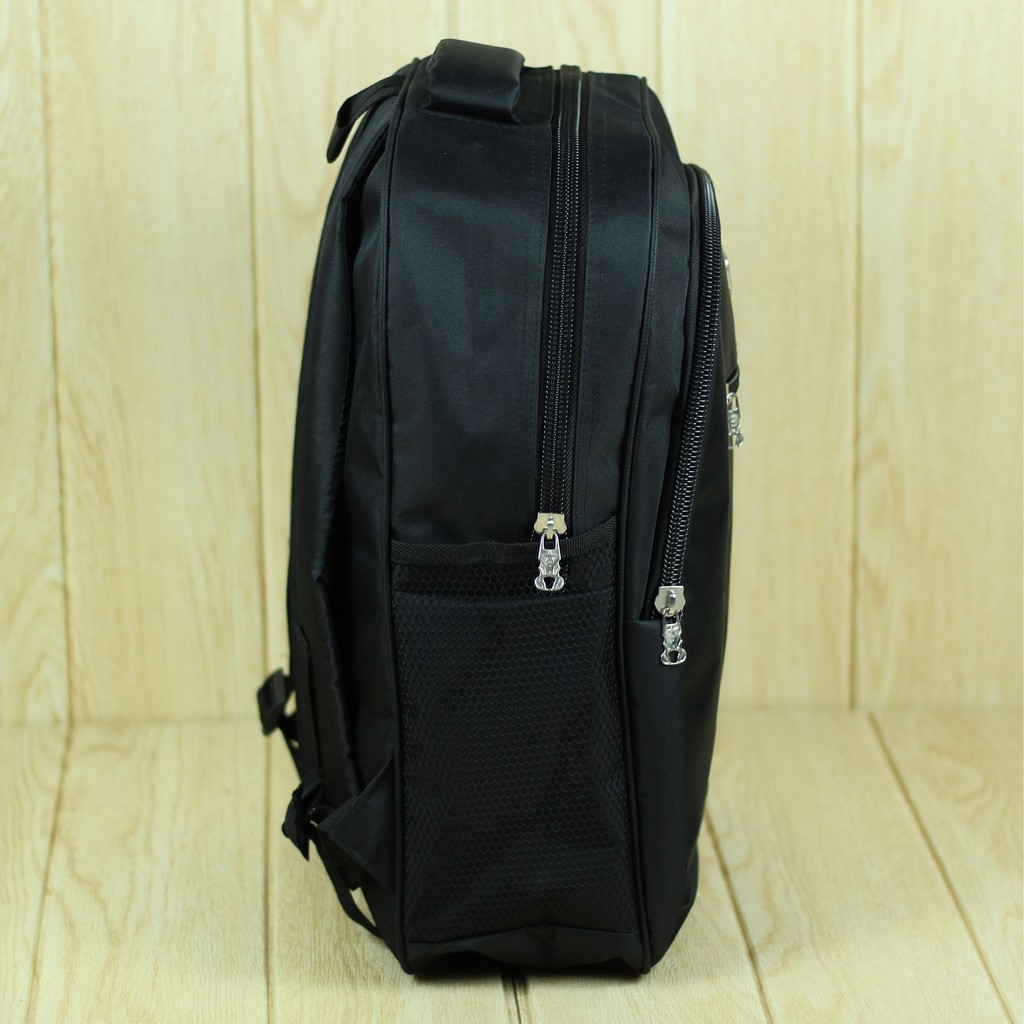 Tas Ransel Fashion Cowok Pria Laki Laki Polo List Silver Keren Stylish