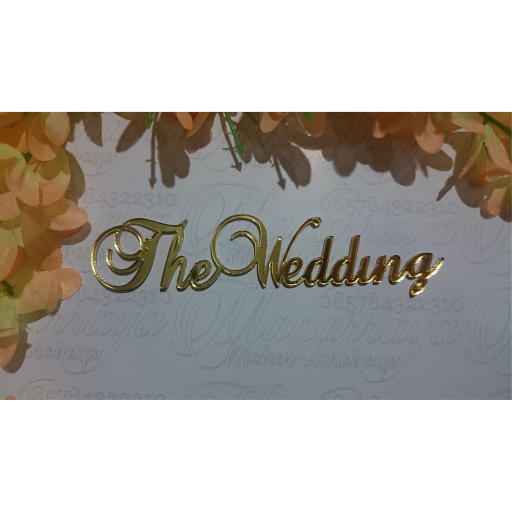 

The Wedding akrilik miror 12x3