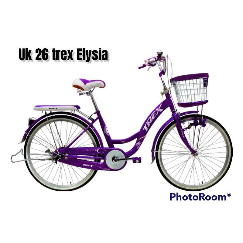 [EKA JAAYA SEPEDA] Sepeda Keranjang Remaja Dewasa Mini CTB Trex Elysia 24/26 Inch Murah