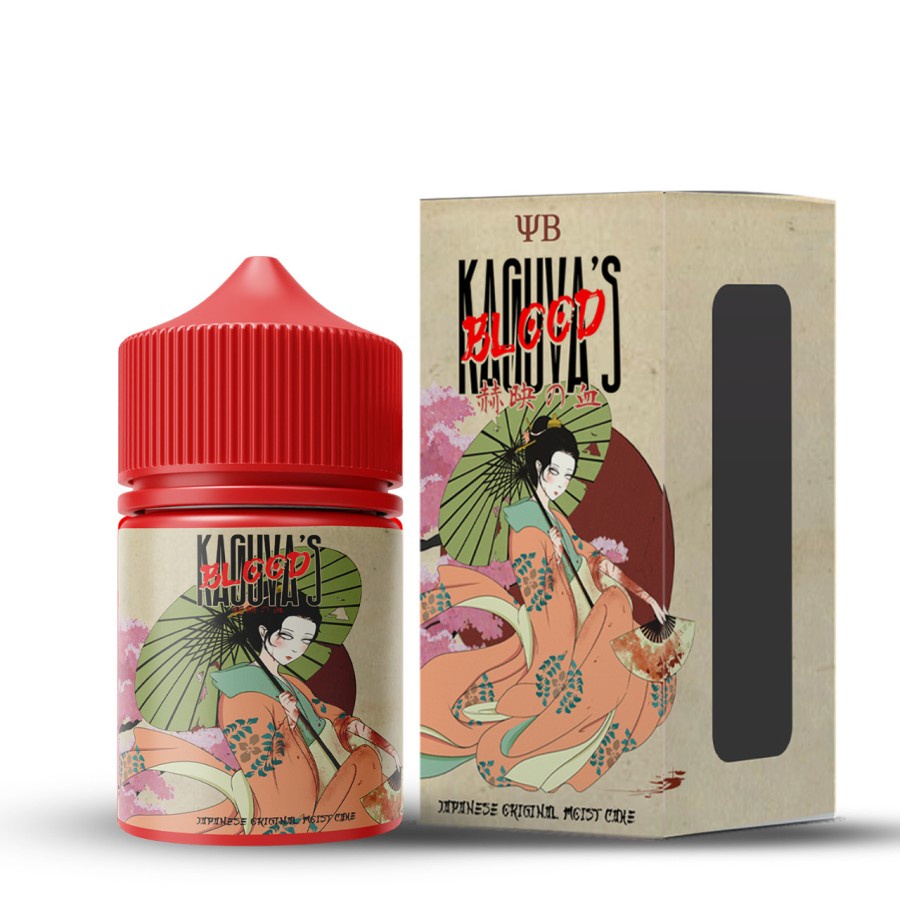 NEW YB FREEBASE  AUYTHANTIC LIQUID KAGUYA'S BLOOD 60ML 3&amp;6MG