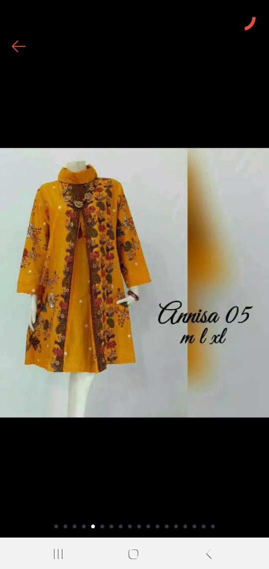 Tunik Marisa Tunik Batik Big Size Cantik Warna Warni Tunic Batik Jumbo Modern Murmer Seragaman Besar