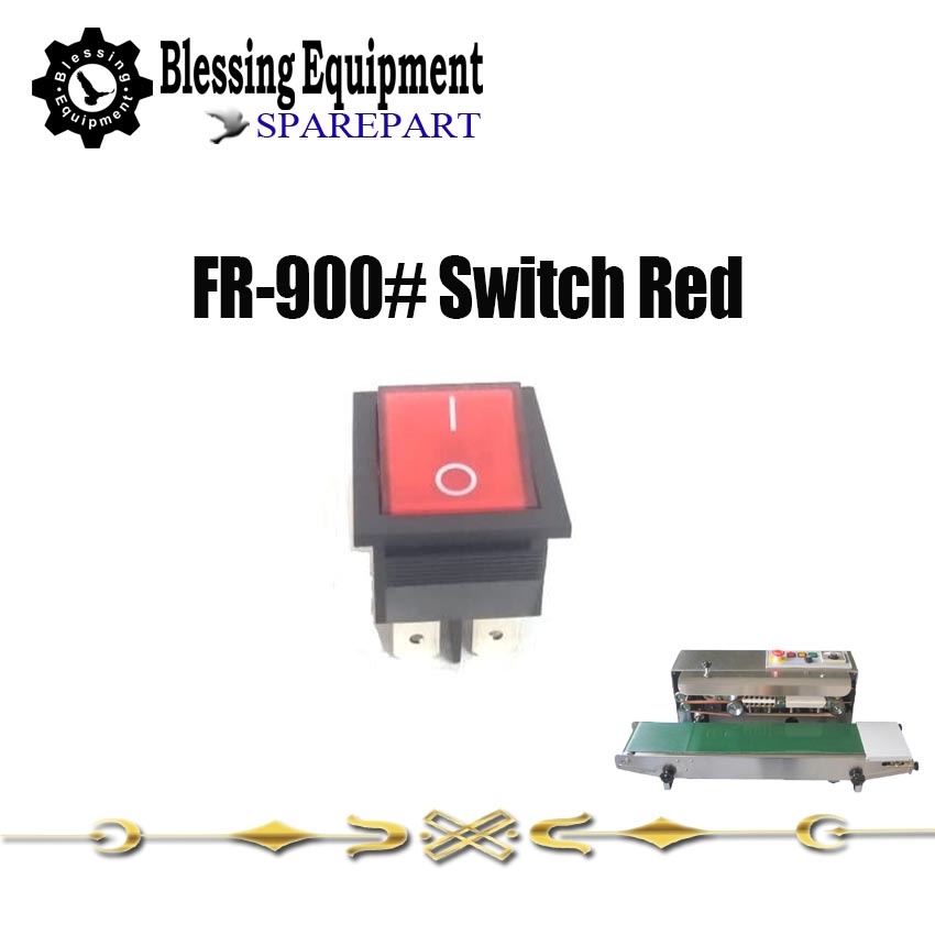 FR-900 Spartepart Switch Red Continuous Band Sealer Powerpack